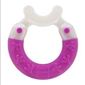 New MAM pink Bite & Brush Teether